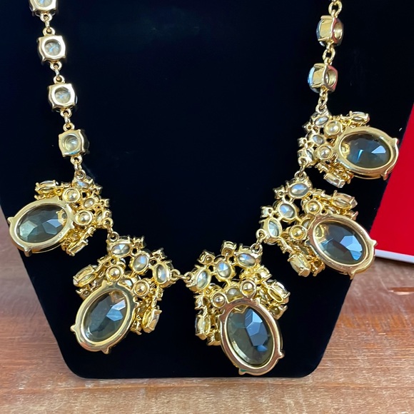 NWOT Talbots Citrine Color Statement Necklace - Picture 4 of 5